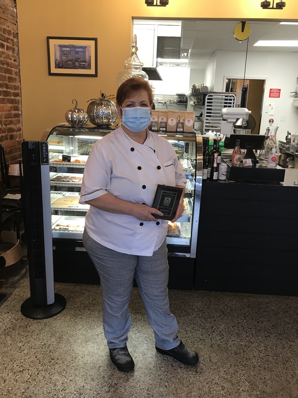 Café Madeleine Receives Merchant of The Month Award Farmville Chamber